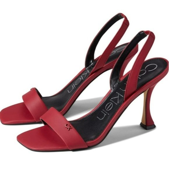 Calvin Klein Shoes - Calvin Klein Byron's Heel Sandals Red -6